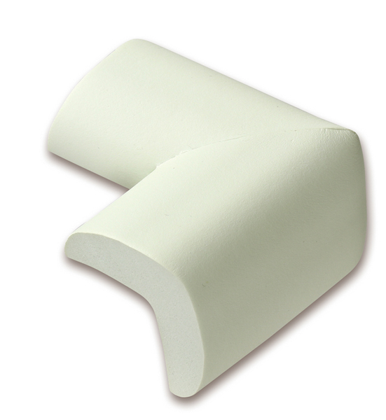 コーナーガードクッション 白 角タイプ 4個組