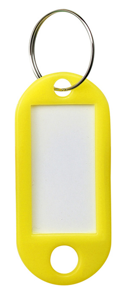 キーホルダー名札 5色30個入（片面表示タイプ）