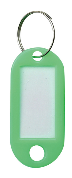 キーホルダー名札 5色30個入（片面表示タイプ）