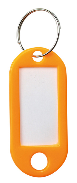 キーホルダー名札 5色30個入（片面表示タイプ）