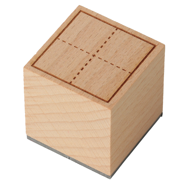 木製マス目スタンプ30ミリ角