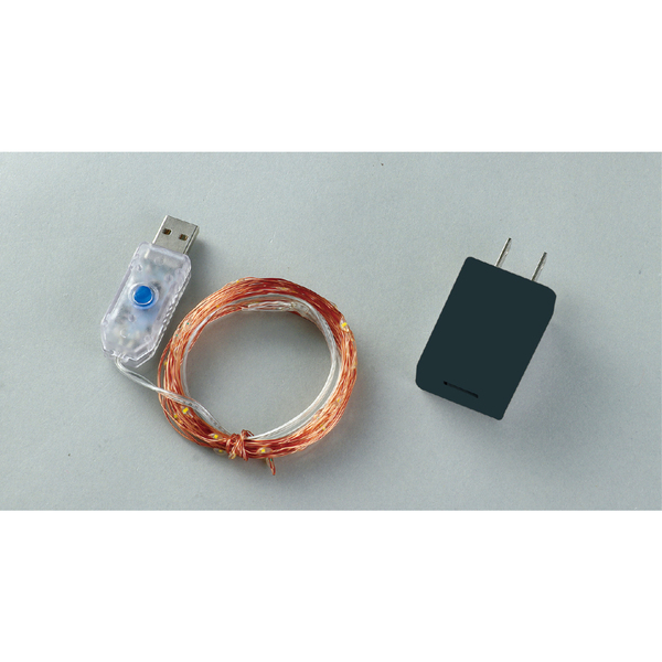 イルミネーションライト5m USBアダプター付