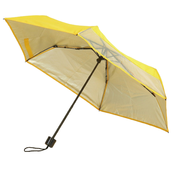 晴雨兼用折り畳み傘 黄色