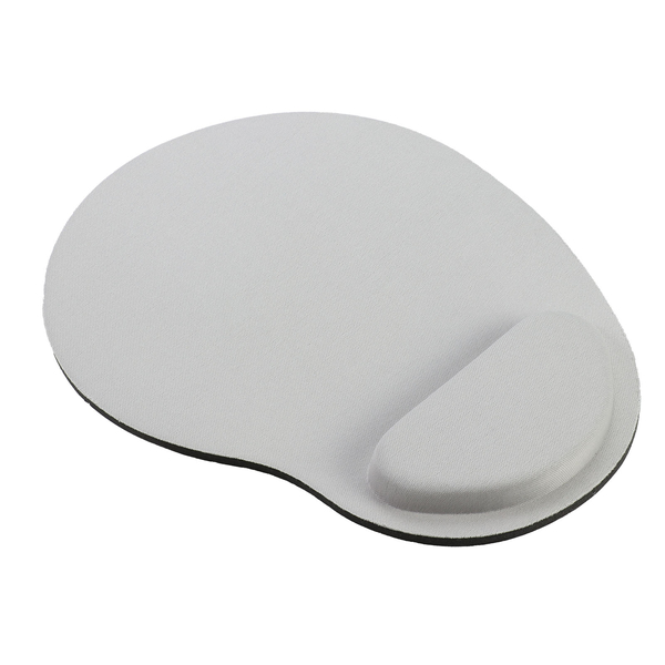 リストレスト付きマウスパッド グレー