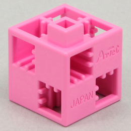 Artecブロック 基本四角 24P ピンク