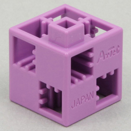 Artecブロック 基本四角 24P 薄紫