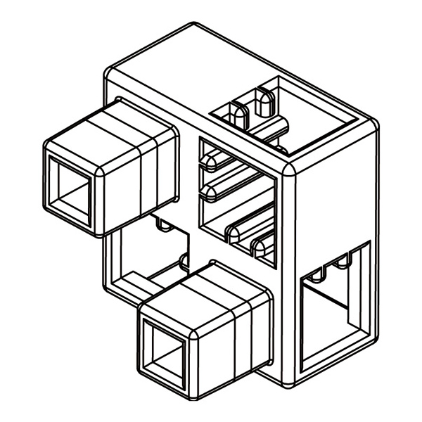 Artecブロック ハーフB 8P 白