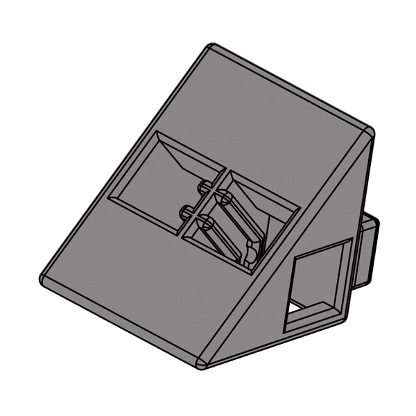 Artecブロック 三角A 8P グレー