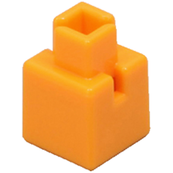 Artecブロック ミニ四角 20P オレンジ