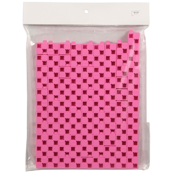 Artecブロック 基本四角 100P ピンク