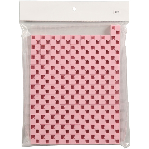 Artecブロック 基本四角 100P 薄ピンク