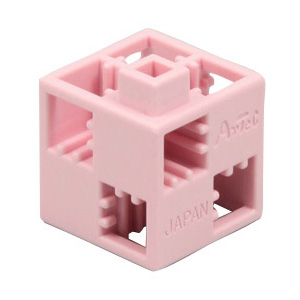 Artecブロック 基本四角 100P 薄ピンク