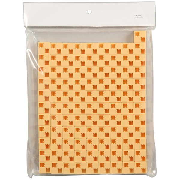 Artecブロック 基本四角 100P ペールオレンジ