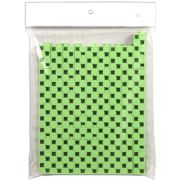 Artecブロック 基本四角 100P 黄緑