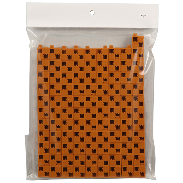 Artecブロック 基本四角 100P 茶