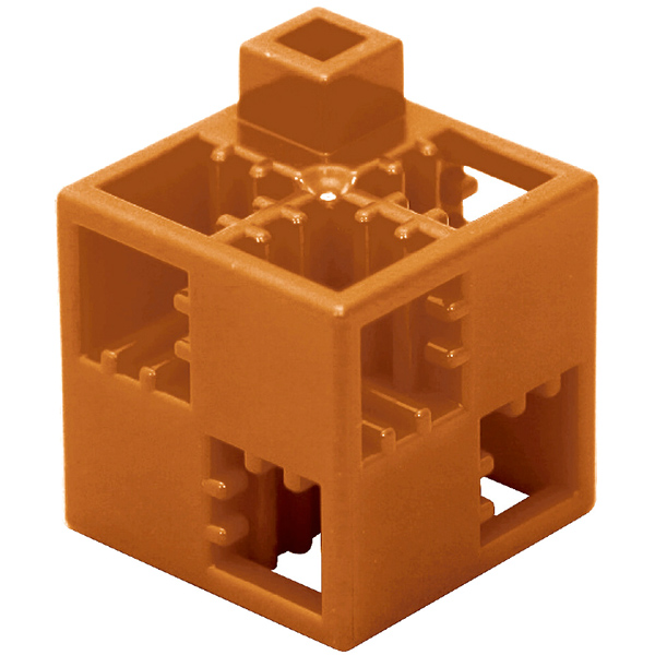 Artecブロック 基本四角 100P 茶