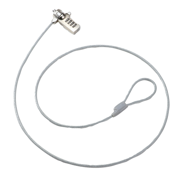 セキュリティワイヤー ダイヤル錠タイプ 1.2m