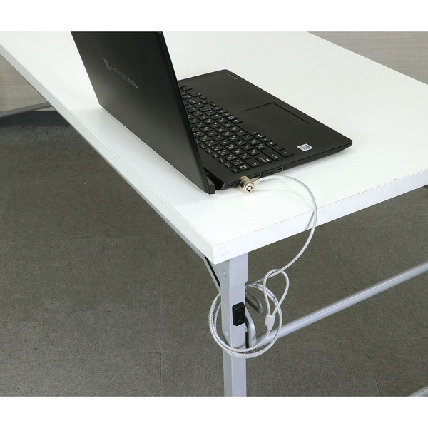 セキュリティワイヤー シリンダー錠タイプ 1.8m