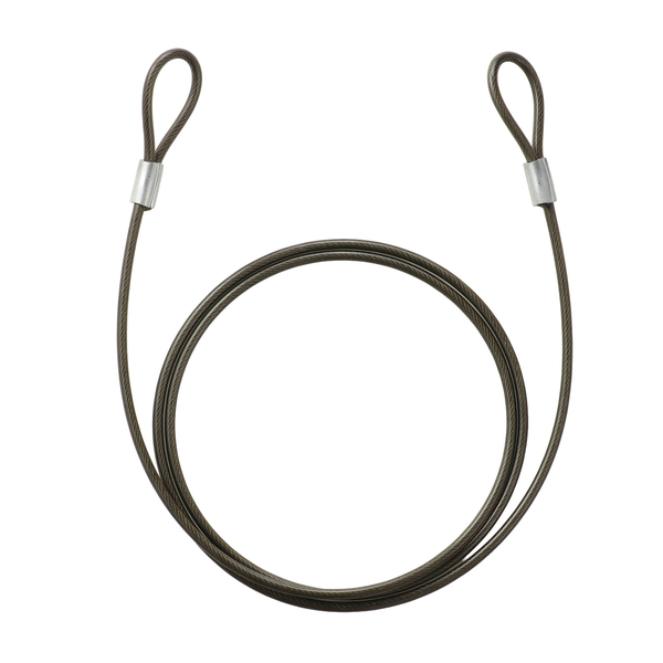 セキュリティワイヤー ワイヤーのみ ビニールコーティングタイプ 1m