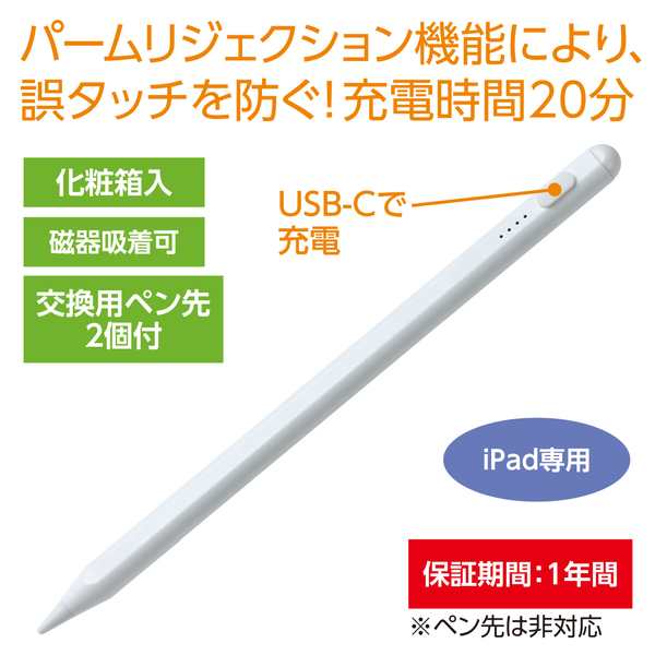 スタイラスペン Type-C to C 急速充電(for iPad)01