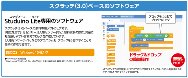 Studino Lite プログラミング基本セット