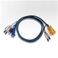 USB オーディオ KVMケーブル 1.2m SPHD KVM用
