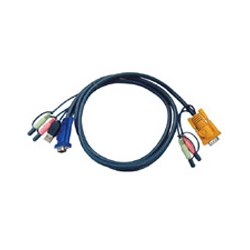 USB オーディオ KVMケーブル 5m SPHD KVM用