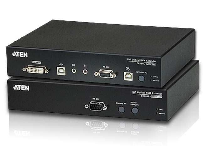 光ファイバー USB KVMエクステンダー