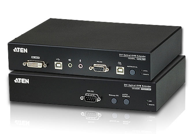 光ファイバー USB KVMエクステンダー