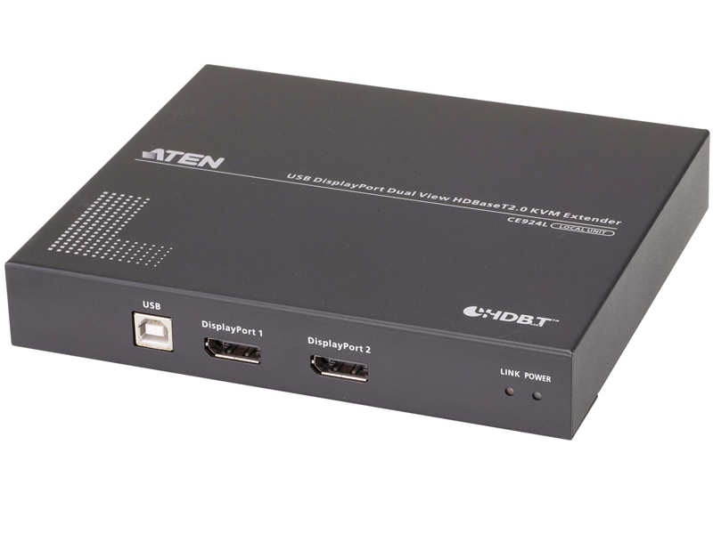 USB DisplayPort KVMエクステンダー（デュアルディスプレイ＆HDBaseT 2.0対応）