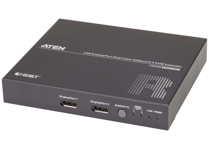 USB DisplayPort KVMエクステンダー（デュアルディスプレイ＆HDBaseT 2.0対応）
