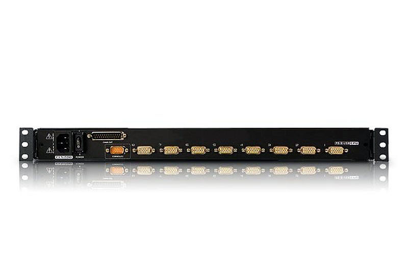 17インチLCD一体型8ポートKVMドロワー/マルチインターフェース/ショートレール