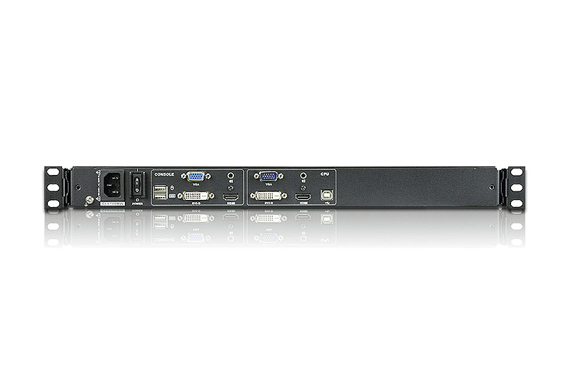 フルHD対応17.3インチLCDコンソールドロワー/ロングレール/DVIインターフェース対応
