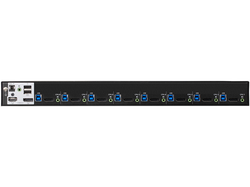 8ポート USB・DisplayPort KVMスイッチ（4K、USB 3.0対応）