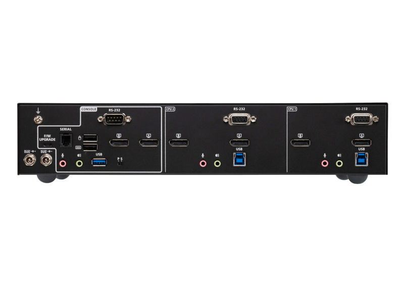 2ポート USB3.0 4K DisplayPort デュアルディスプレイ シームレスKVMP スイッチ
