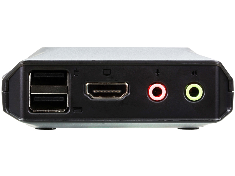 2ポートUSB HDMIケーブルKVMスイッチ(4K対応)