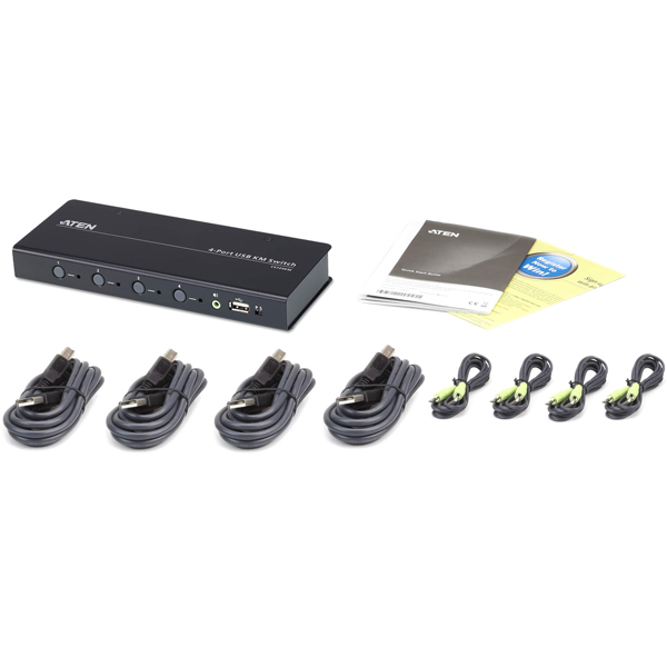 4ポートUSBマルチスクリーンコントロールKMスイッチ