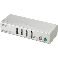 PS/2 4ポート KVMスイッチ