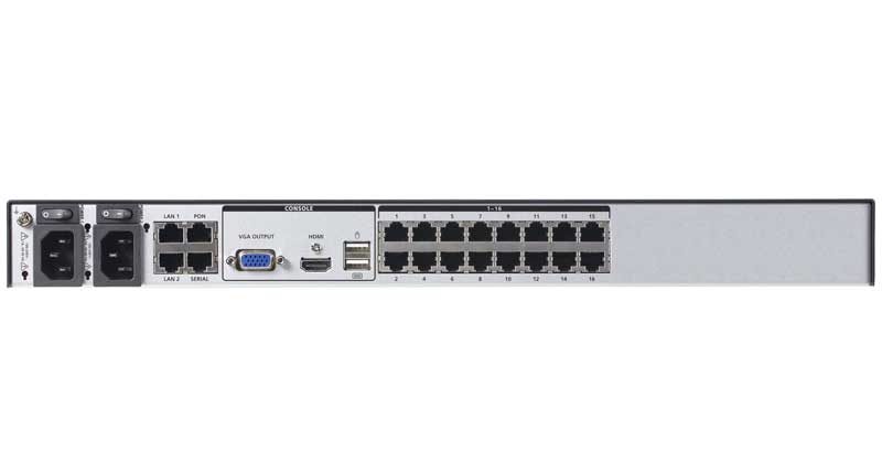 2ユーザー 16ポート IP-KVMスイッチ（マルチインターフェース対応）