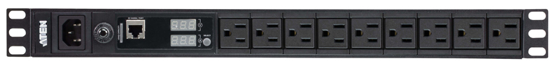 ラック用電源タップ（1U/100V/15A/NEMAタイプ 9ポート/計測機能対応）
