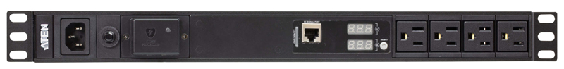 ラック用電源タップ（1U/100V/15A/NEMAタイプ 18ポート/サージ保護回路/計測機能対応）