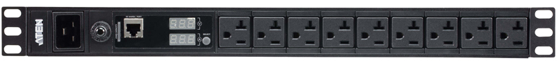 ラック用電源タップ（1U/100V/20A/NEMAタイプ 9ポート/計測機能対応）