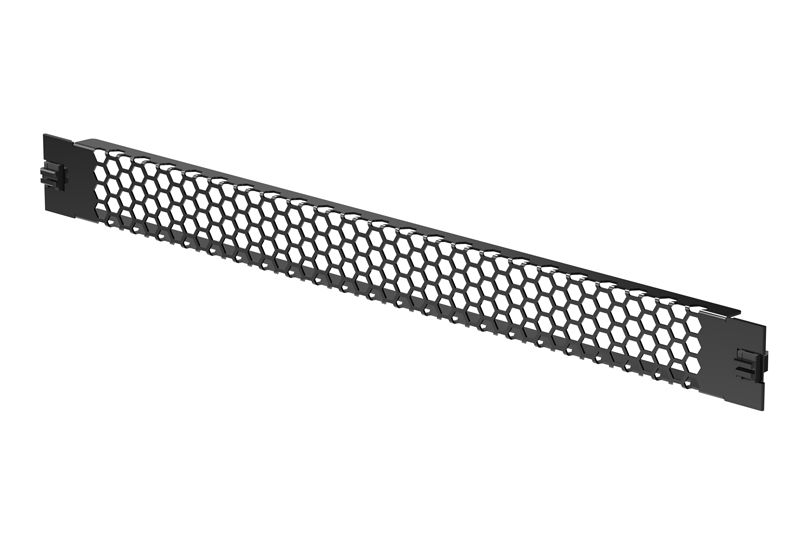 1U 廃熱メッシュパネル 黒