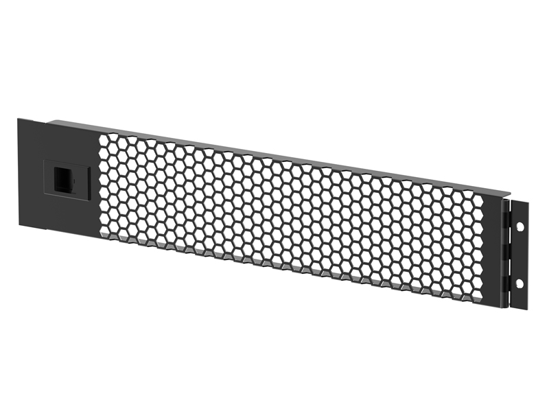 2U 廃熱メッシュパネル 黒
