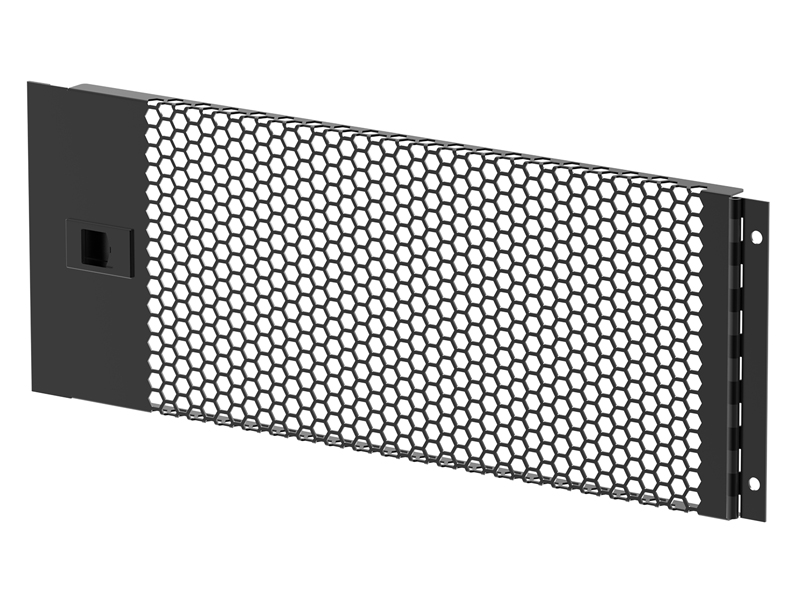 4U 廃熱メッシュパネル 黒