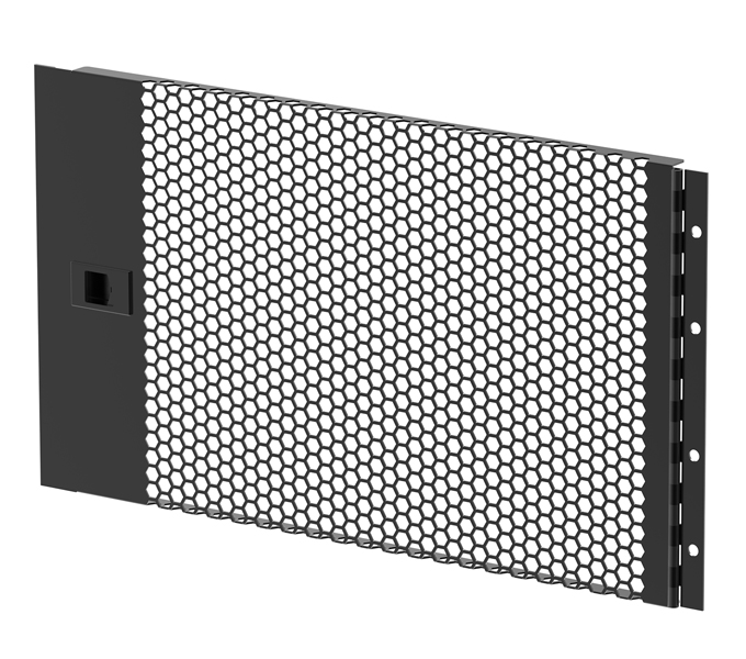 6U 廃熱メッシュパネル 黒