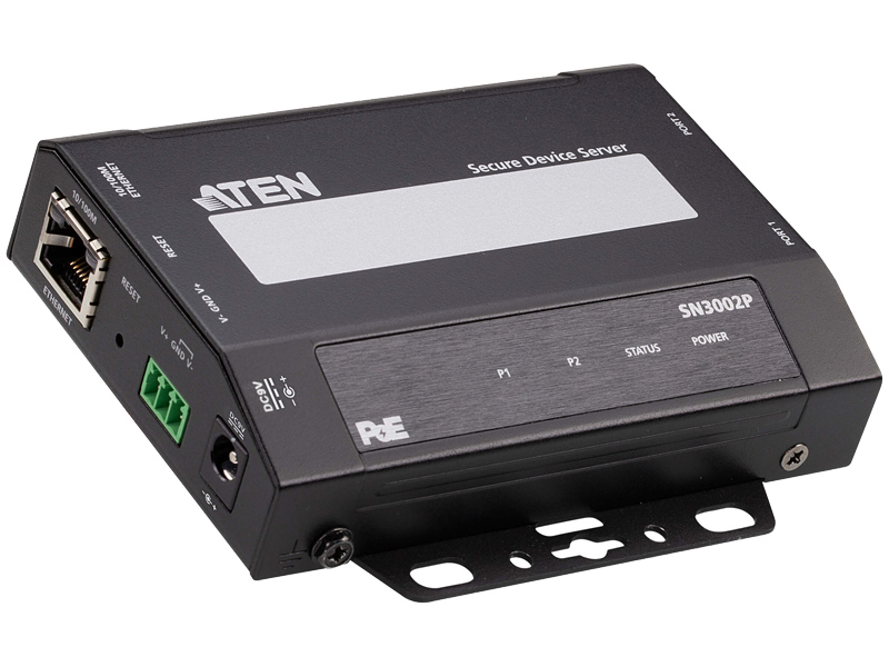 2ポート シリアルデバイスサーバー（PoE対応）