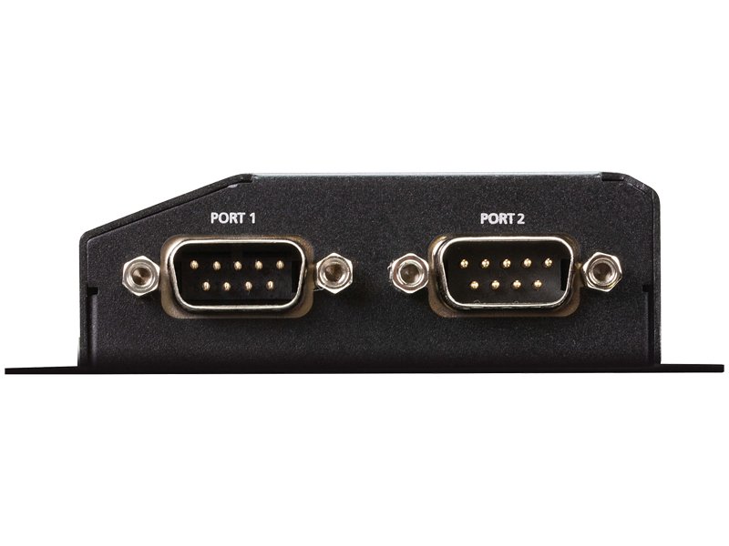 2-Port RS-232/422/485 セキュアデバイスサーバー（PoE対応）