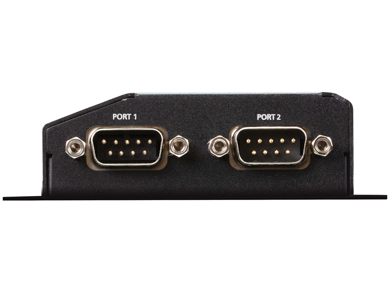 2-Port RS-232/422/485 セキュアデバイスサーバー