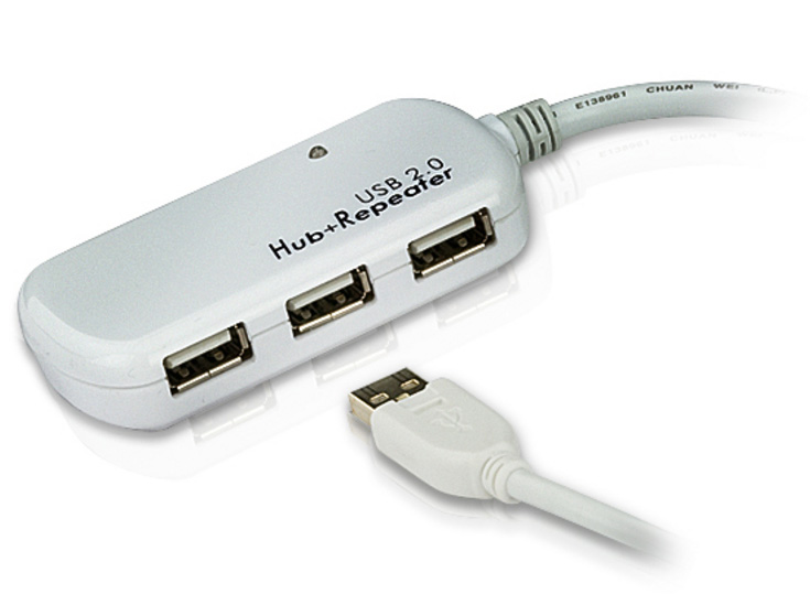 4ポートUSB2.0エクステンダーハブ